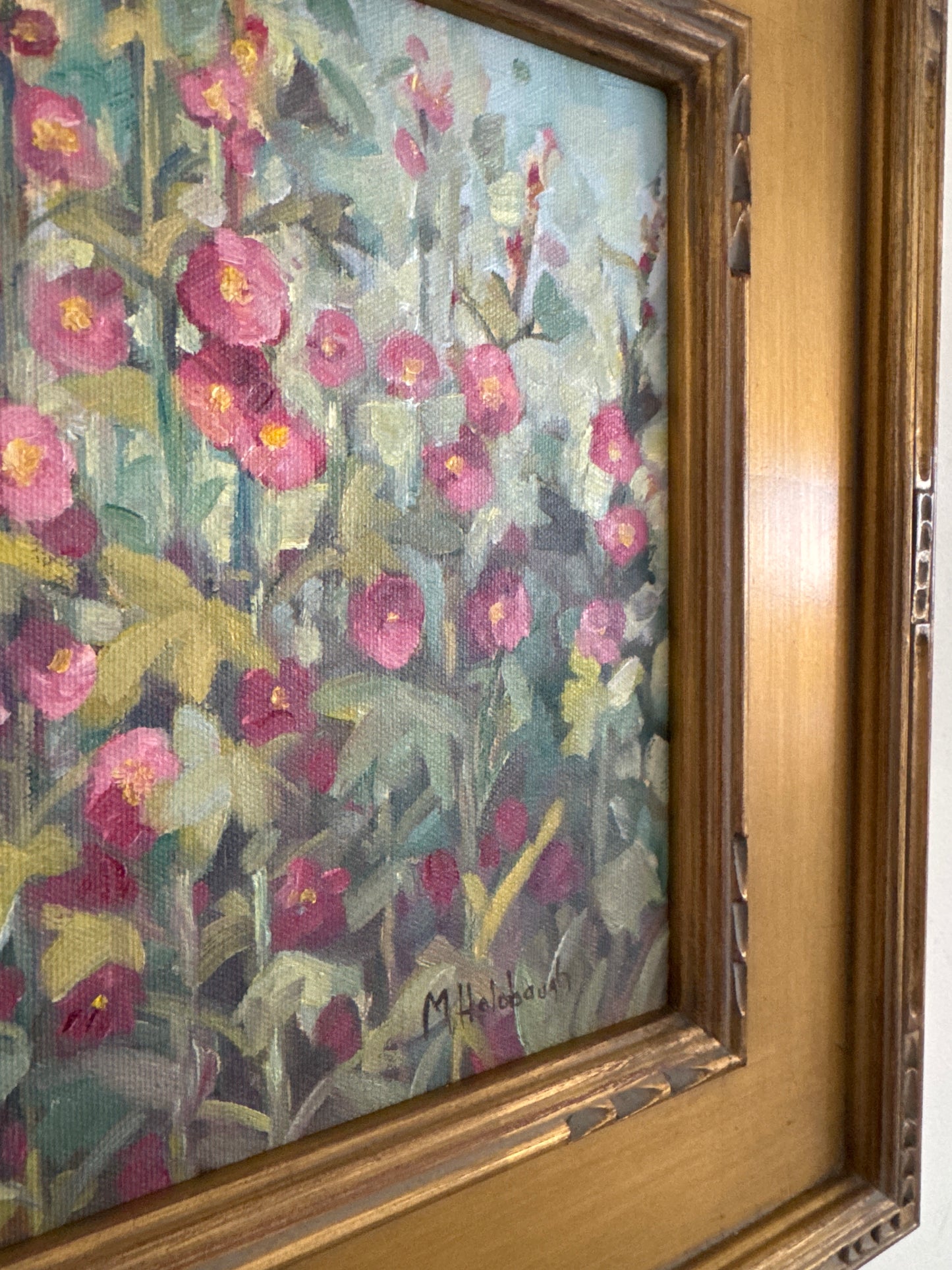 Hollyhocks
