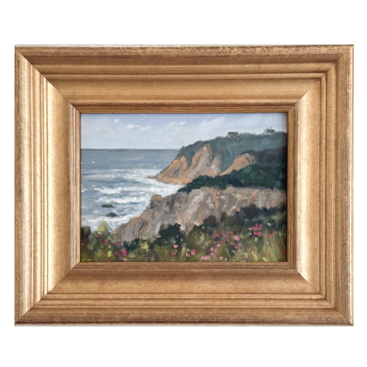 Seascape with Flowers
