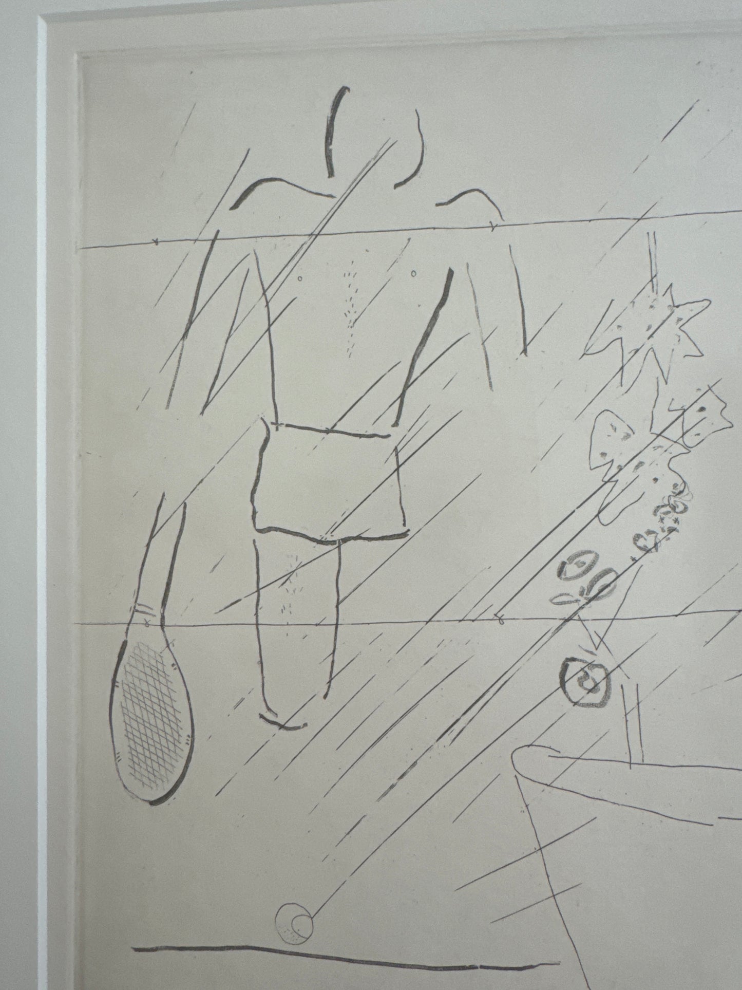 Tennis Etching