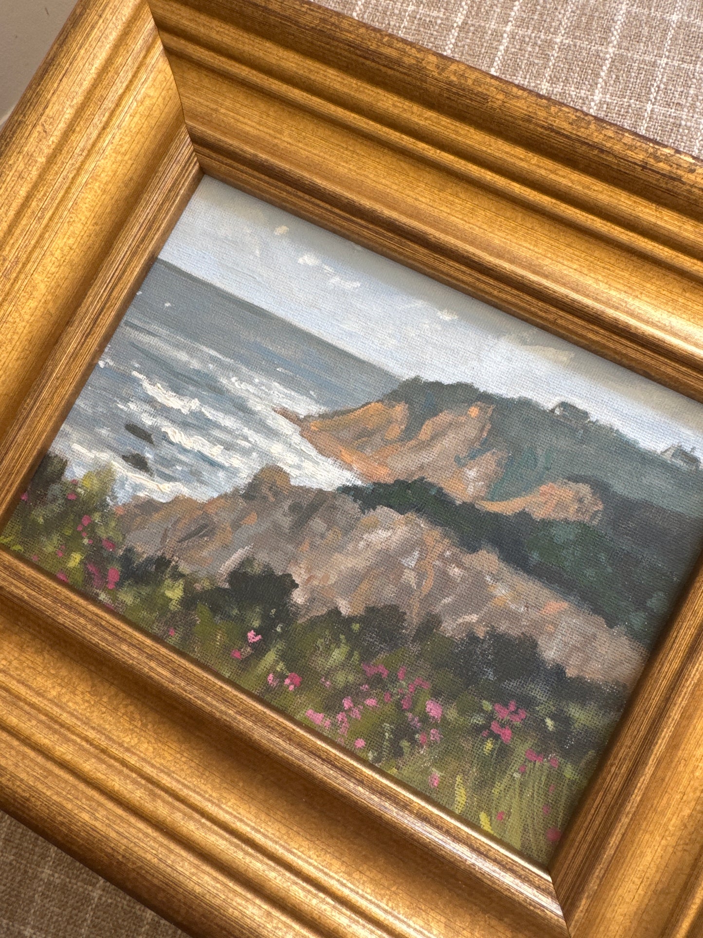 Seascape with Flowers
