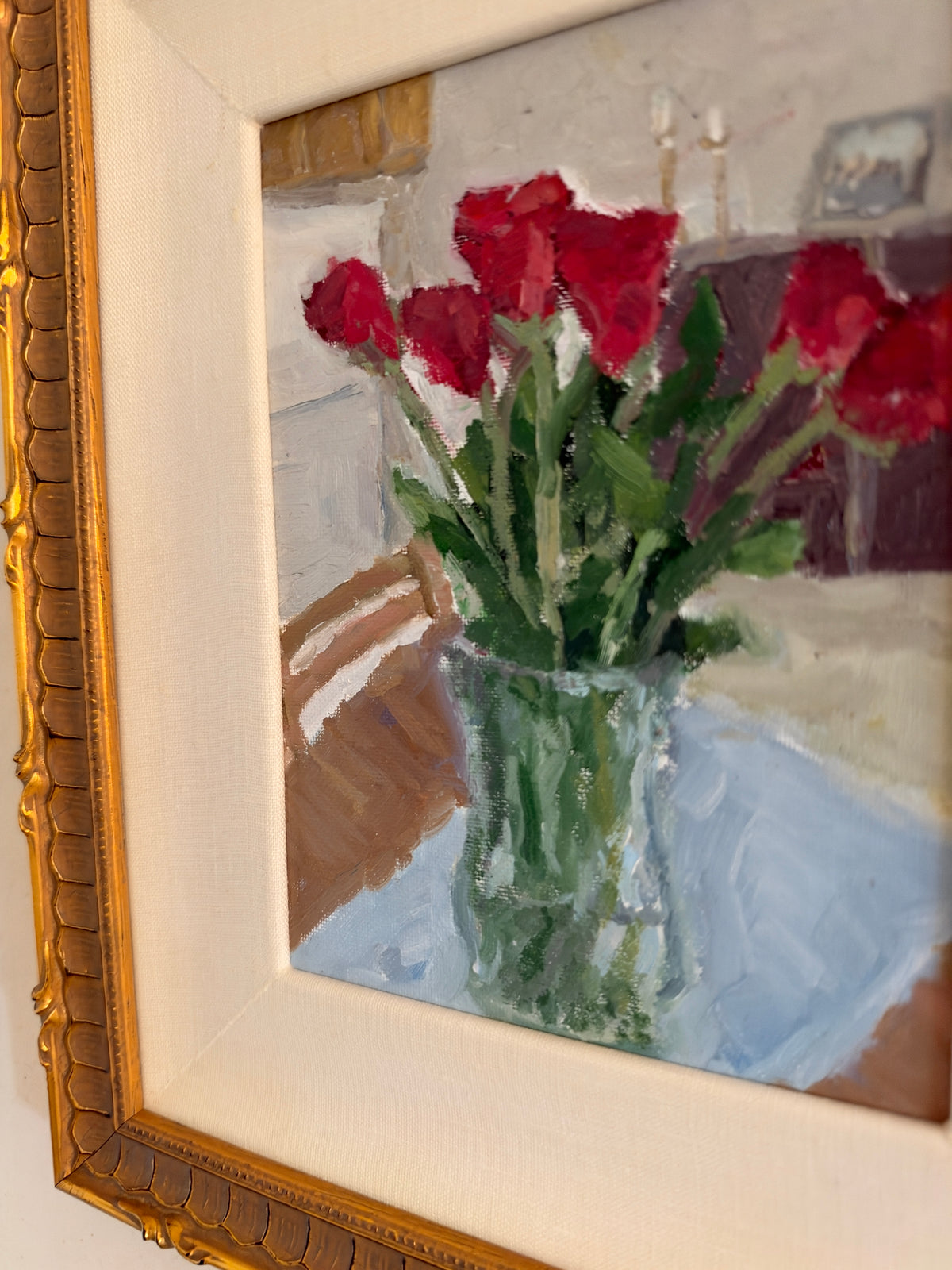 Interior with Roses