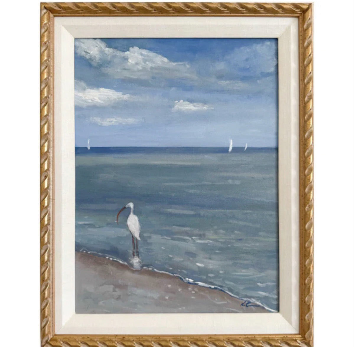 Egret Seascape