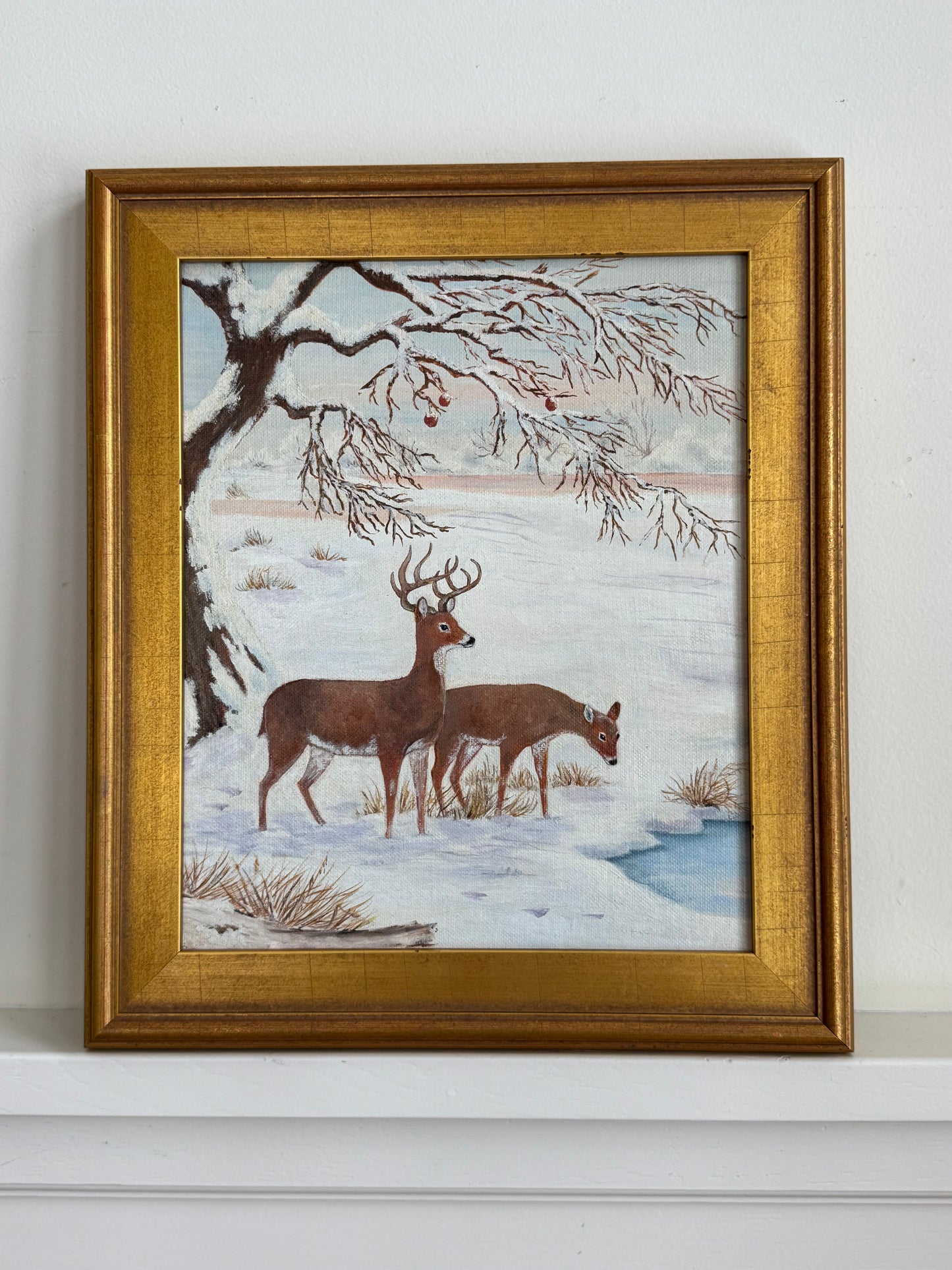 Winter Deer