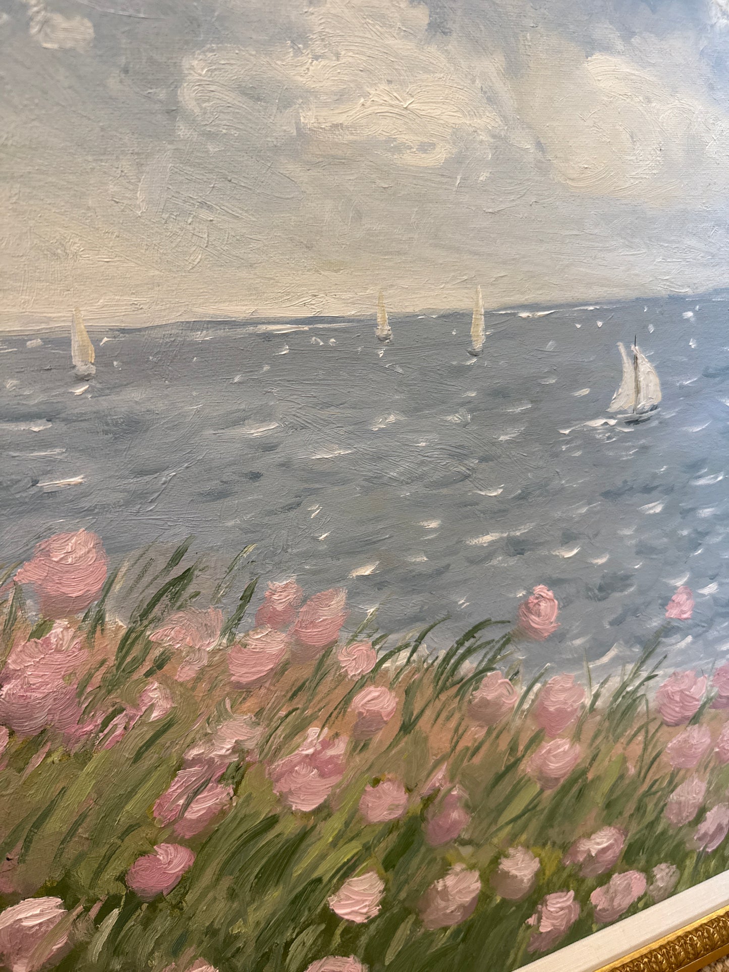 Seascape with Peonies