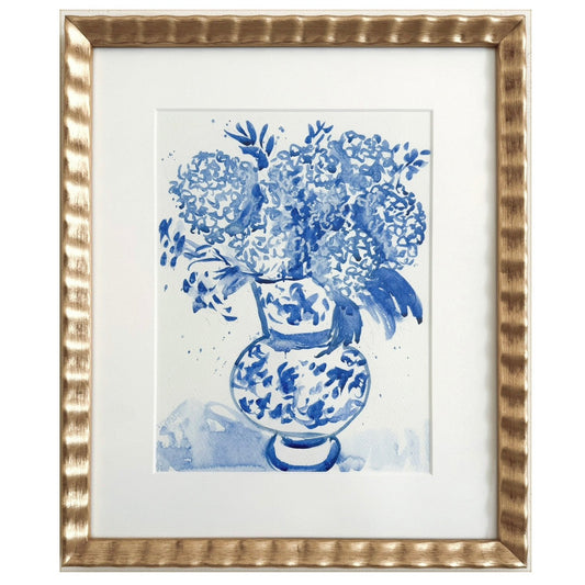 Blue & White Hydrangeas