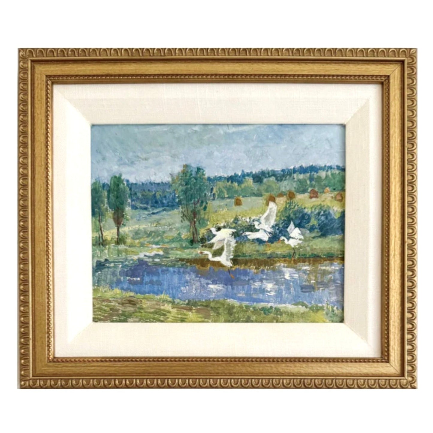 Landscape with Swans