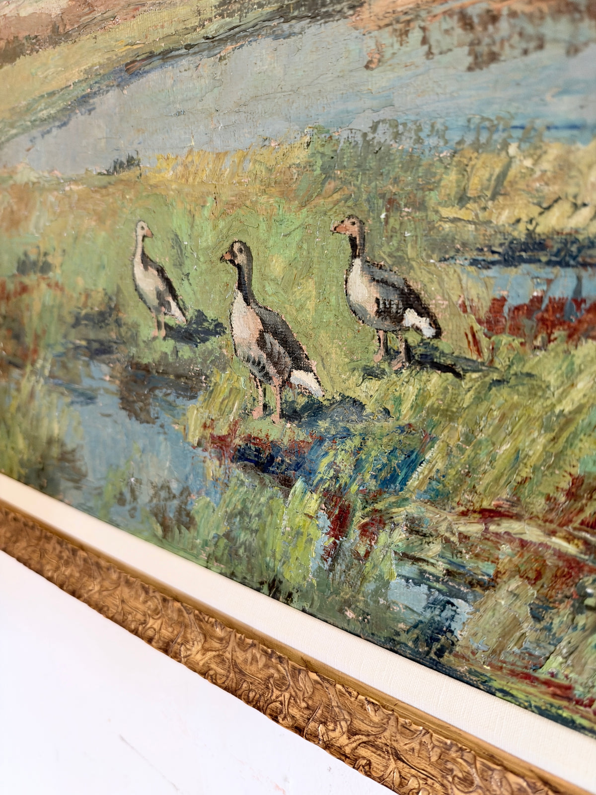 Marsh with Geese