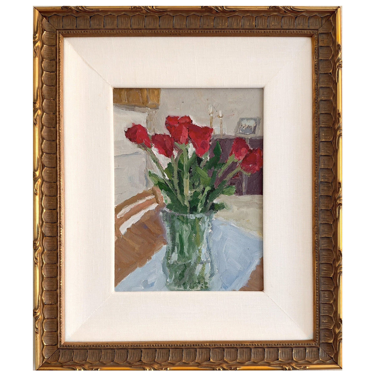 Interior with Roses