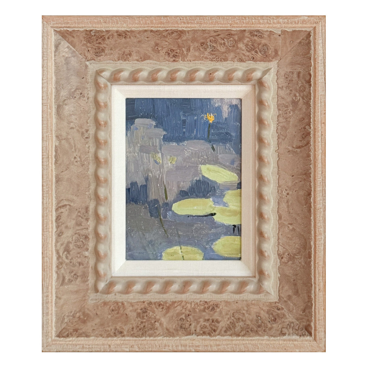 Lily Pond in Blue