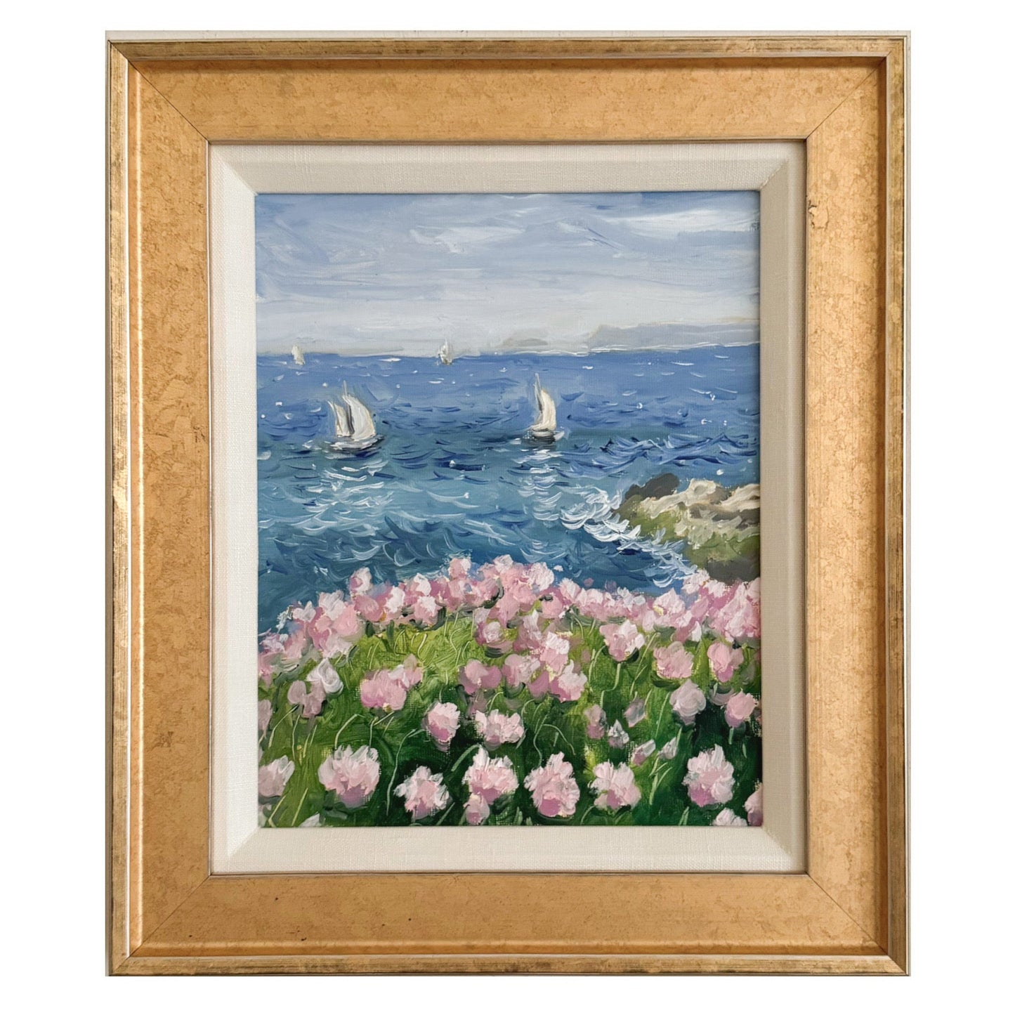 Seascape with Peonies