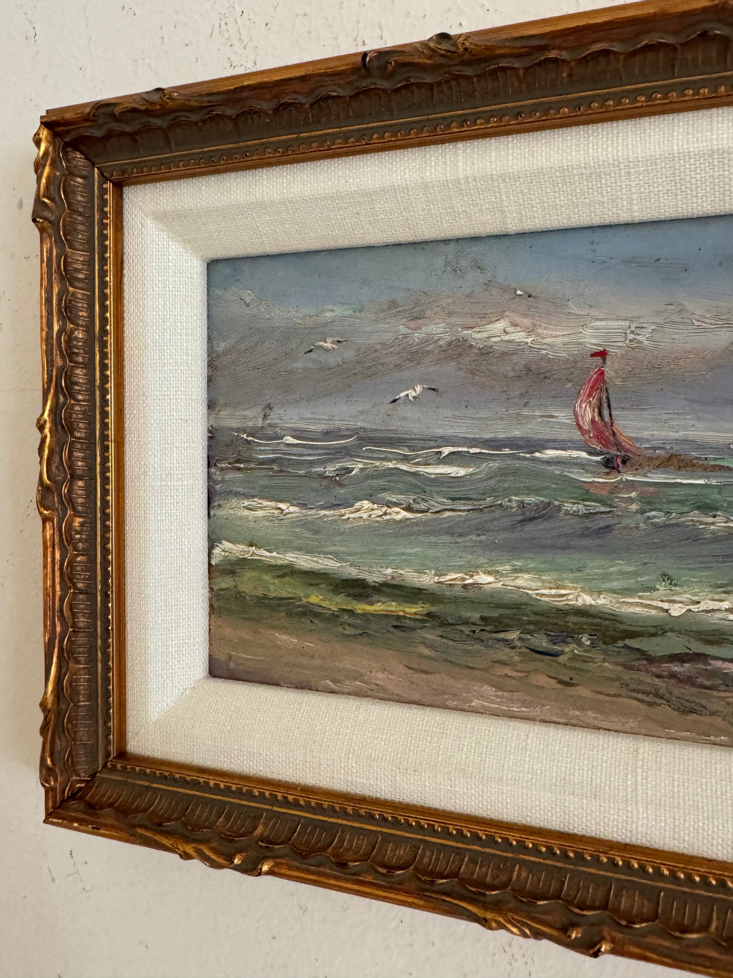 Sailboat & Seagulls