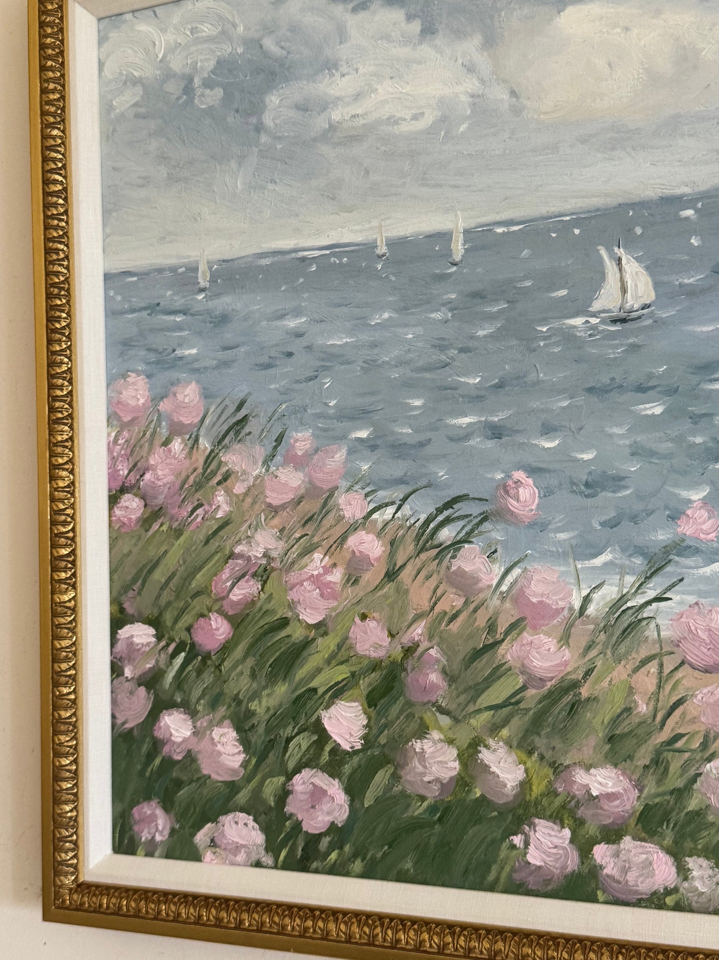 Seascape with Peonies