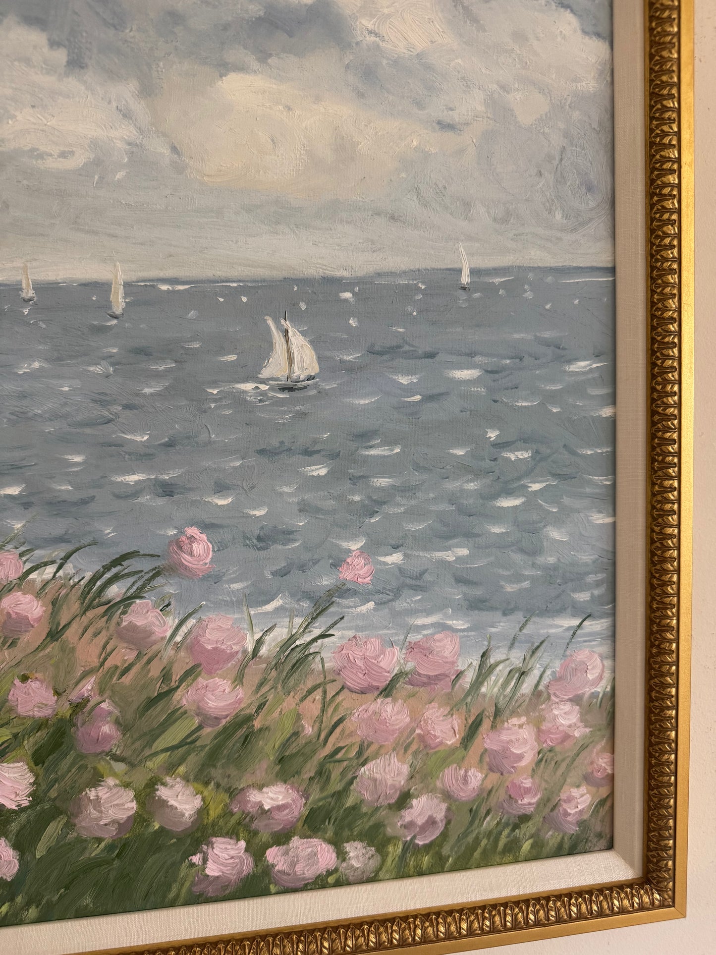 Seascape with Peonies