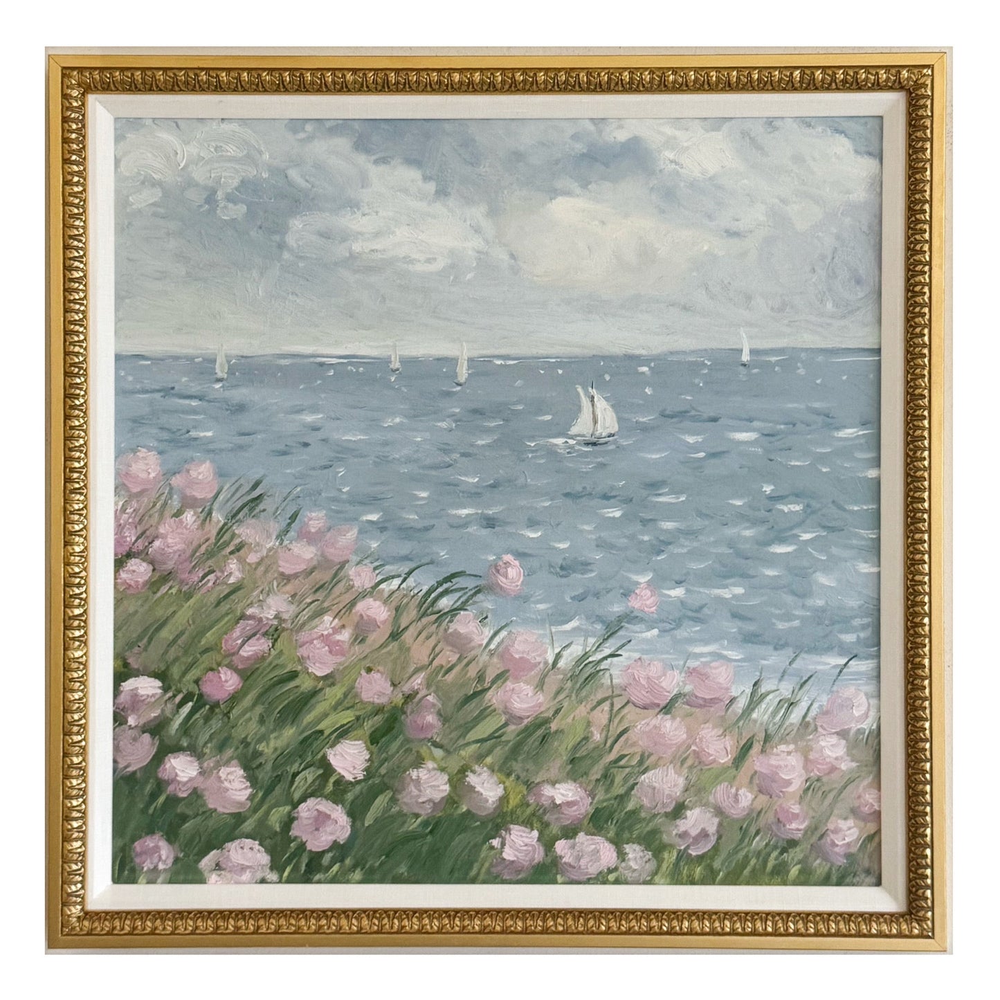 Seascape with Peonies